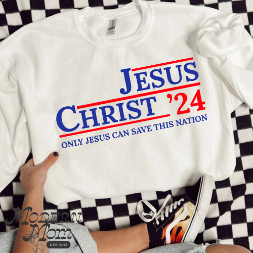 Jesus Christ 24’ crewneck or tee shirt