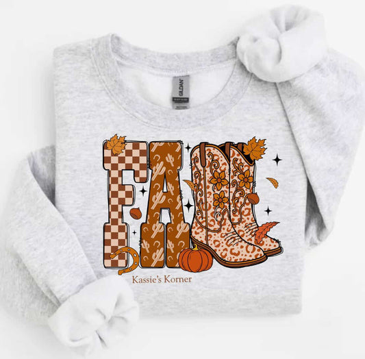 FALL boots Kassie’s Korner crewneck