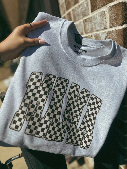 Mama checkered crewneck