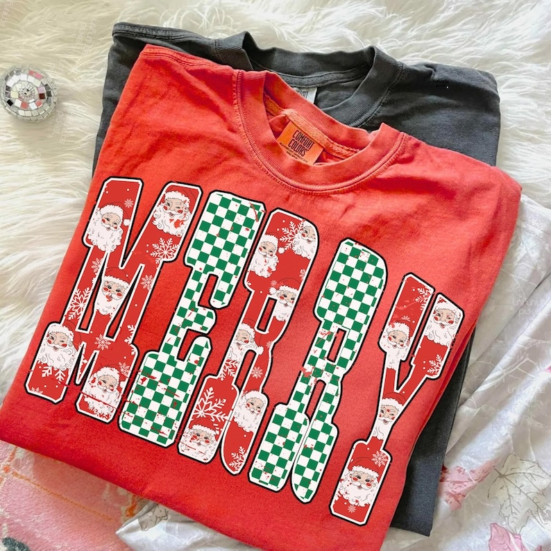 Merry mama (tee, crewneck or hoodie )