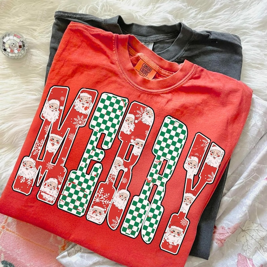 Merry mama (tee, crewneck or hoodie )