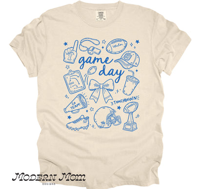 game day (multiple color prints-leave note)