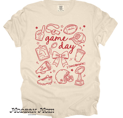 game day (multiple color prints-leave note)