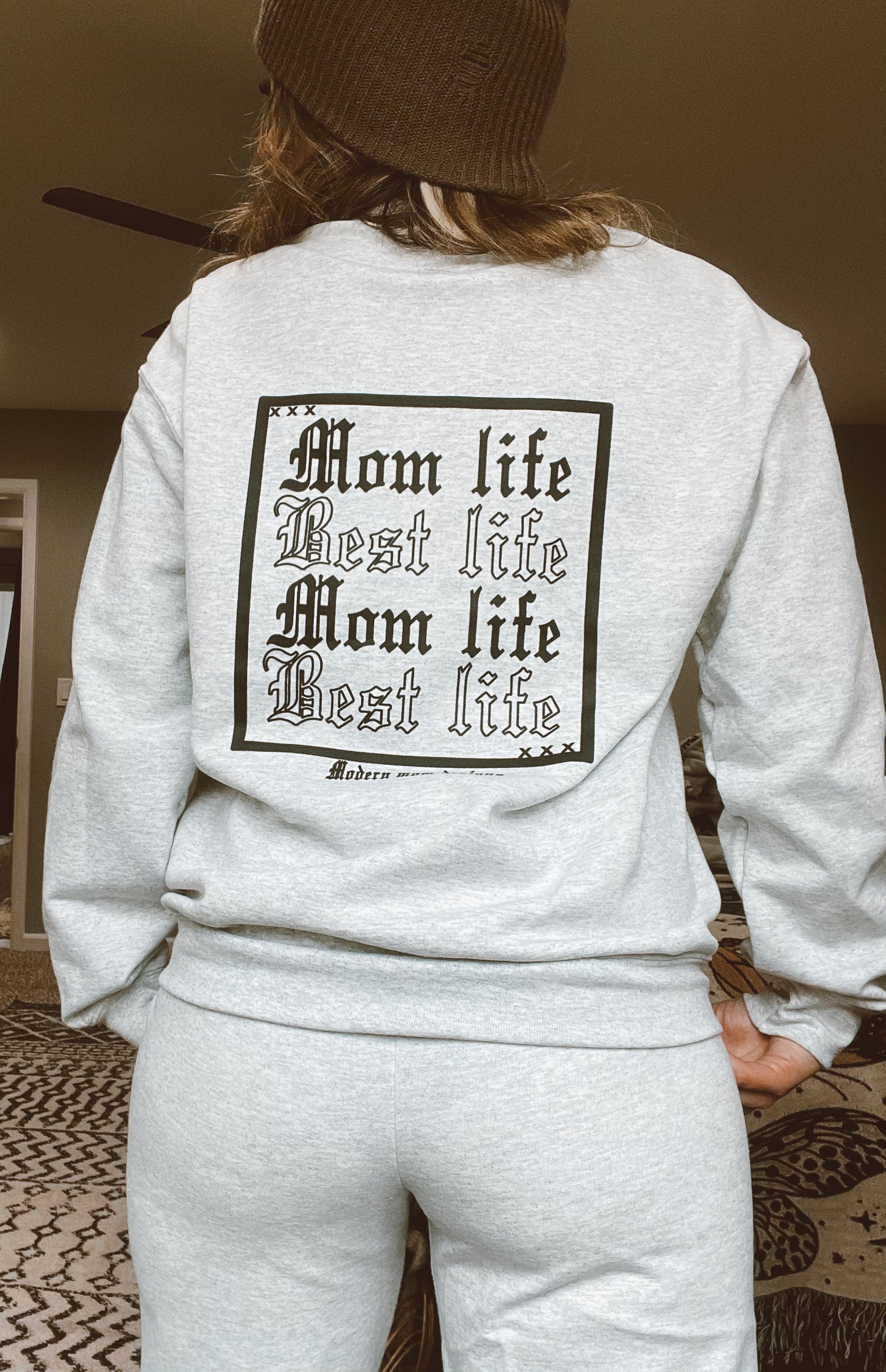 Mom life best life crewneck